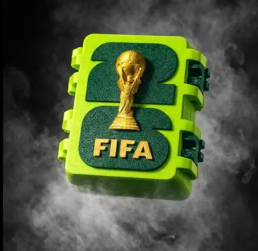 Source preview of the 2026 World Cup Sticker Holder 3D model by Nutela3D