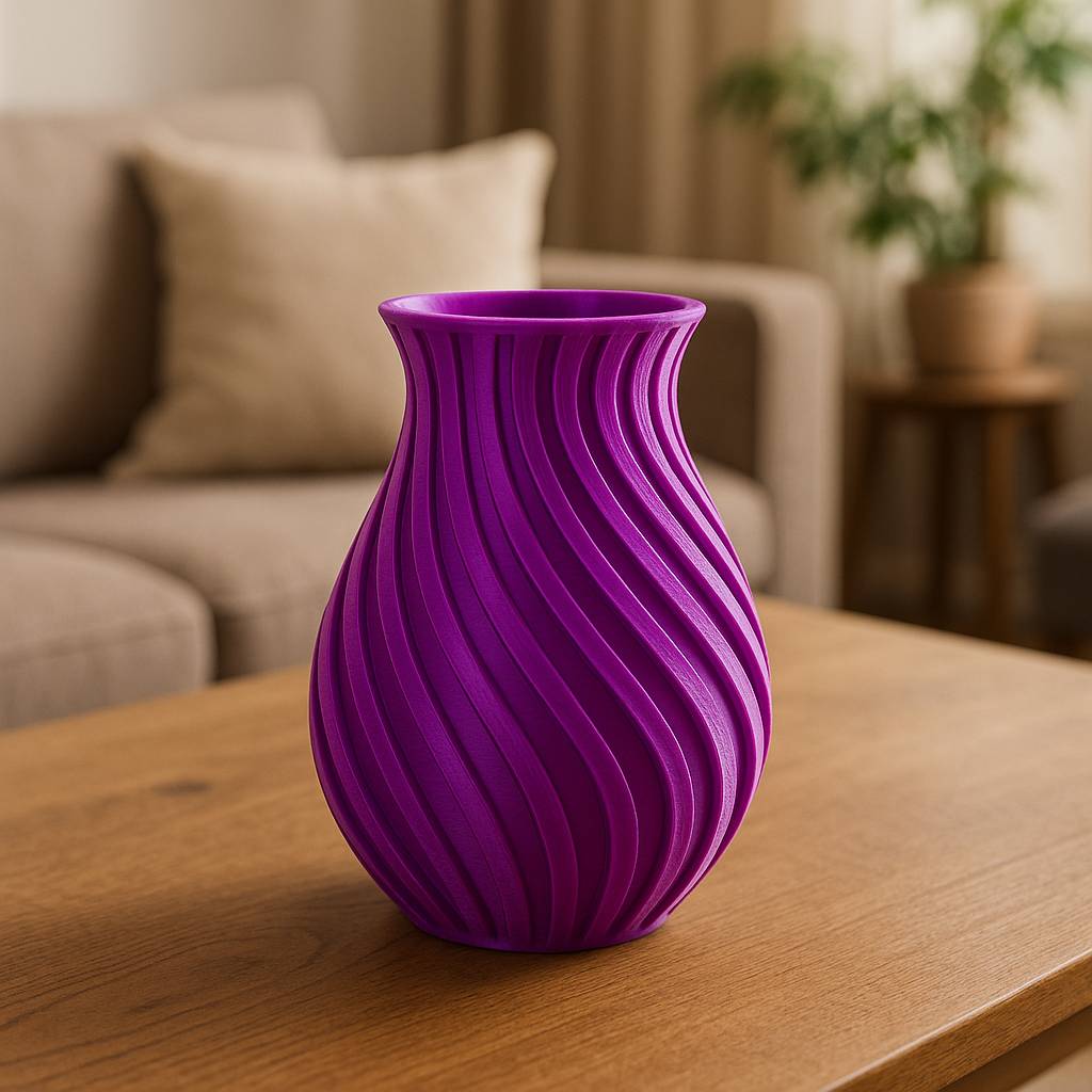 Bronvoorbeeld van het 3D-model 3D PRINTABLE VASE door 2BRB Design