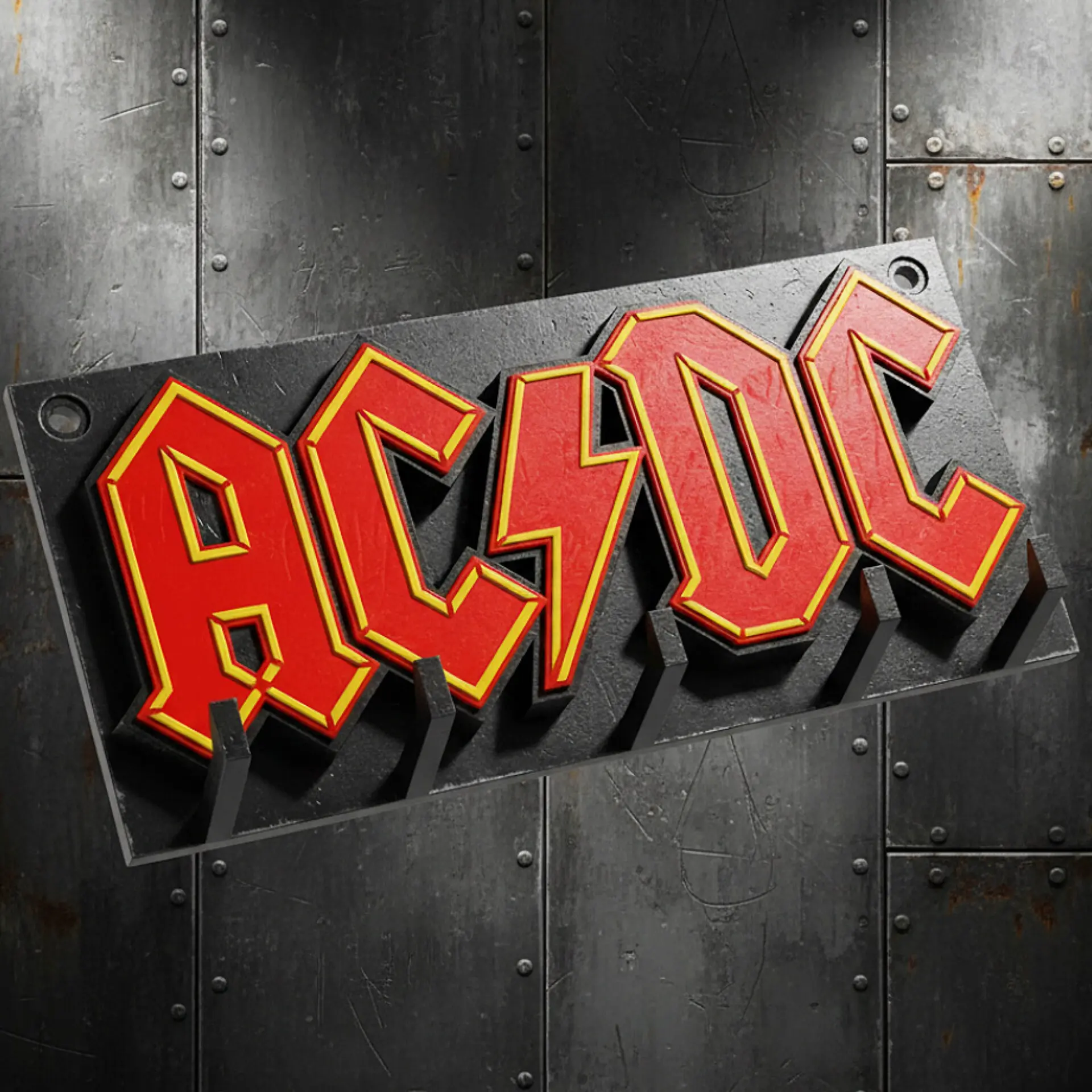Bronvoorbeeld van het 3D-model AC/DC BAND KEYHOLDER door TRXDTH