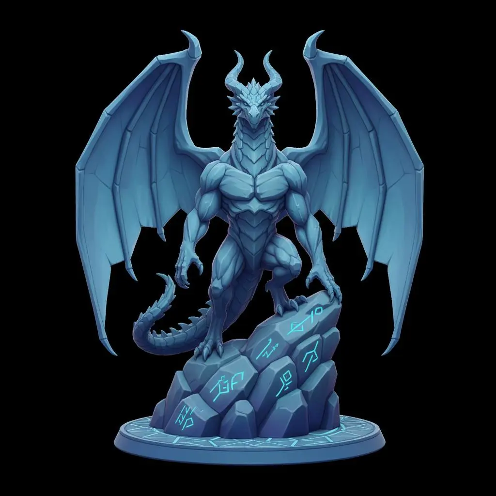 Bronvoorbeeld van het 3D-model Aethryx, the Cryostone Ascendant door Noah0x03