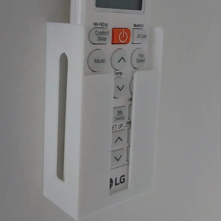Source preview of the Air Conditioning Control Holder 3D model by MiihFurlan