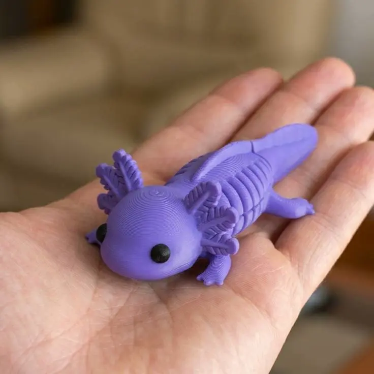 Source preview of the Ajolote articulado 3D model by Dani13