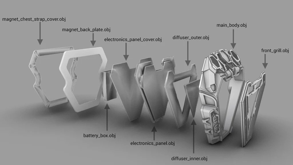 Source preview of the Arc Reactor Tony Starks 3D model by HavokMitnick