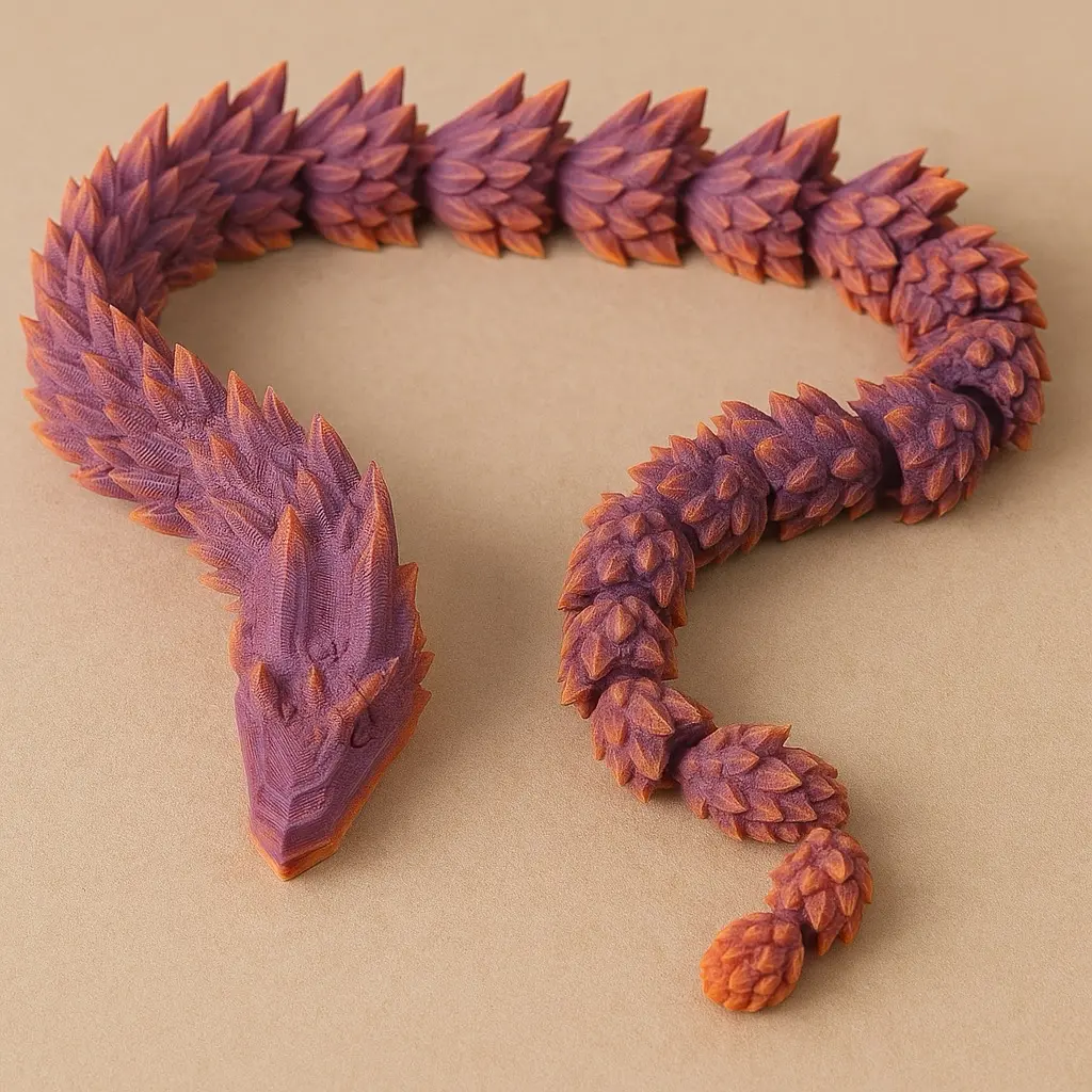Source preview of the Articulated Crystal Dragon. CC0 free to use! 3D model by NotJustLayers