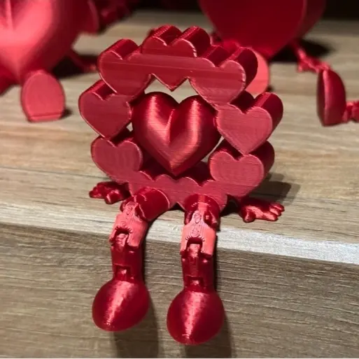 Bronvoorbeeld van het 3D-model Articulated Heart Wreath Shelf Buddy door Biffit