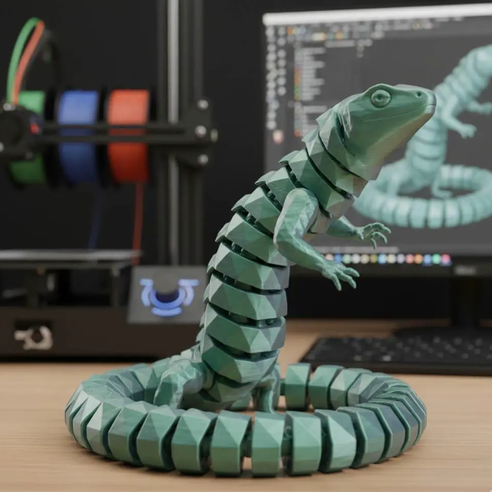 Bronvoorbeeld van het 3D-model Articulated Lizard door Cristolo1212