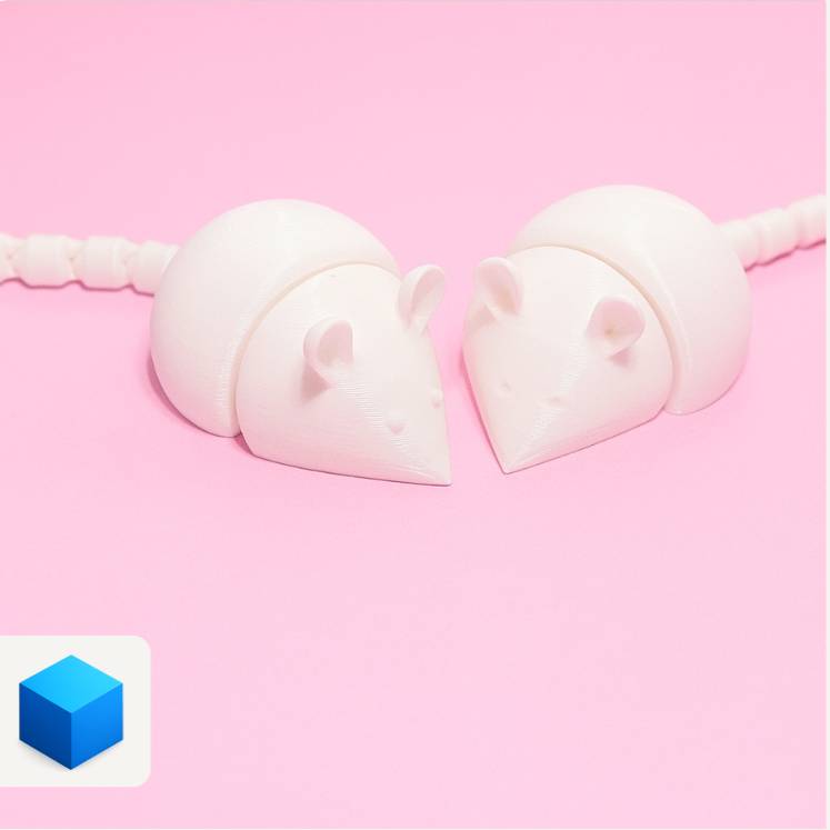 Bronvoorbeeld van het 3D-model articulated mouse door 3D_ Designing