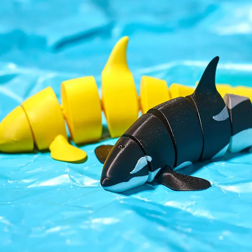 Source preview of the Articulated Orca 3D model by HOTDIGGITYDOGS