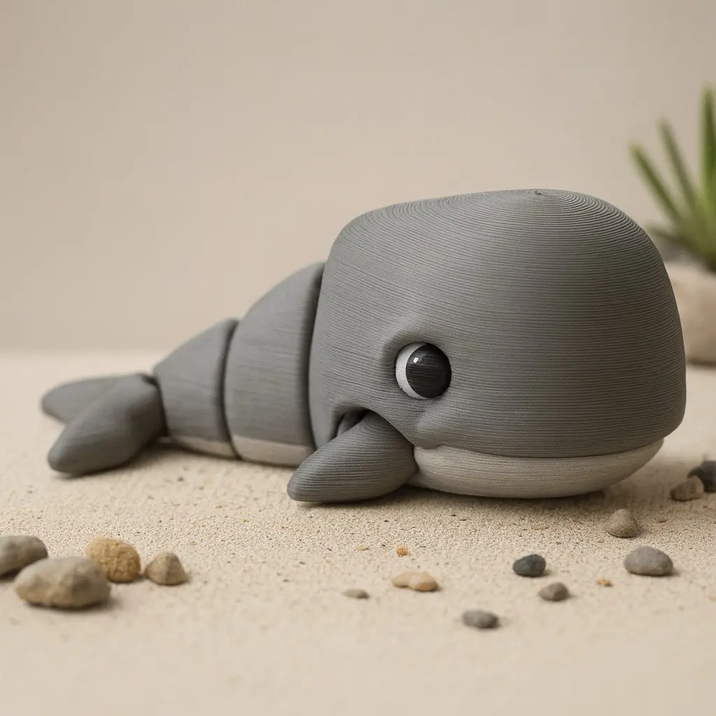 Bronvoorbeeld van het 3D-model Articulated Whale. Free to use CC0 door NotJustLayers