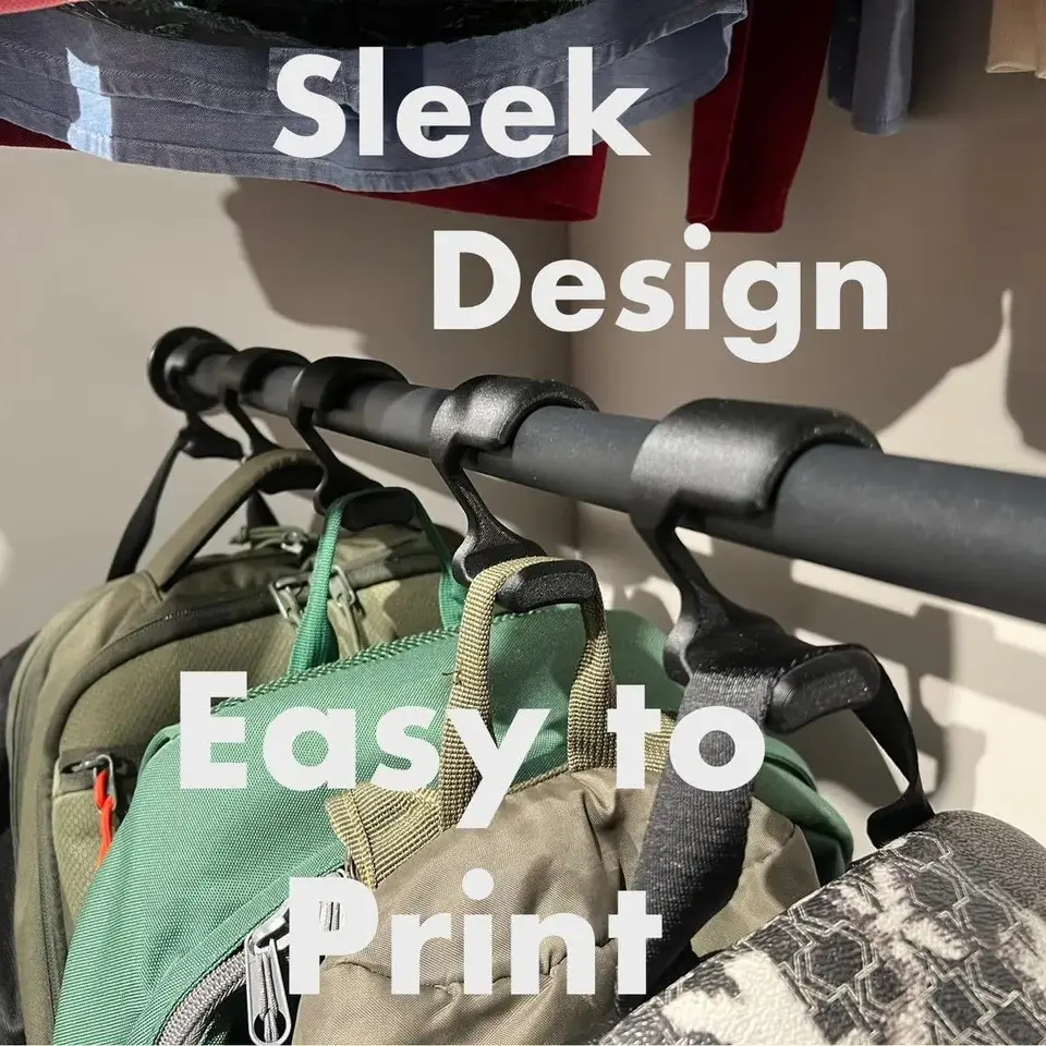 Source preview of the Backpack Hanger 3D model by 13Chod95