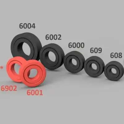 Bronvoorbeeld van het 3D-model Ball Bearings Print in place door Every3d