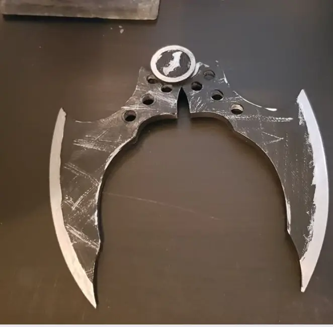 Source preview of the Batarang from Arkham series 3D model by Plasticmanipulator