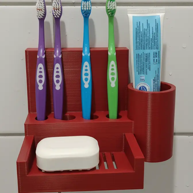 Bronvoorbeeld van het 3D-model Bathroom Organizer door Okami Yuzuru