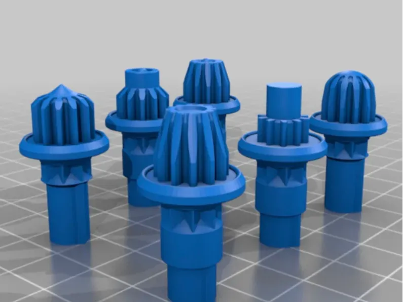 Bronvoorbeeld van het 3D-model bayblade X bits door familyprints