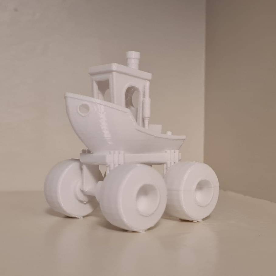 Bronvoorbeeld van het 3D-model Benchy Monster Truck door OH3D