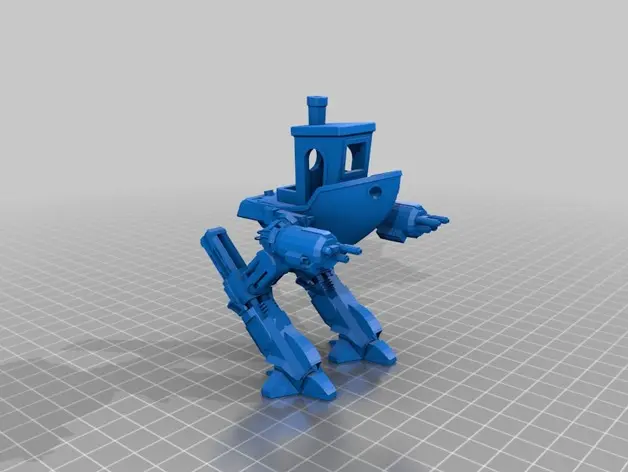 Source preview of the Benchy Robot 3D model by HIEUHAICHE