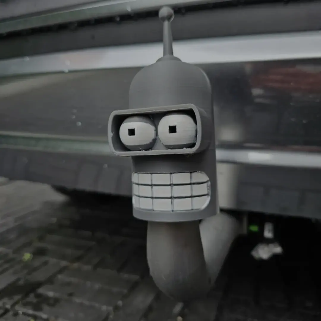 Source preview of the Bender tow hitch cover 3D model by Marggi Etienne