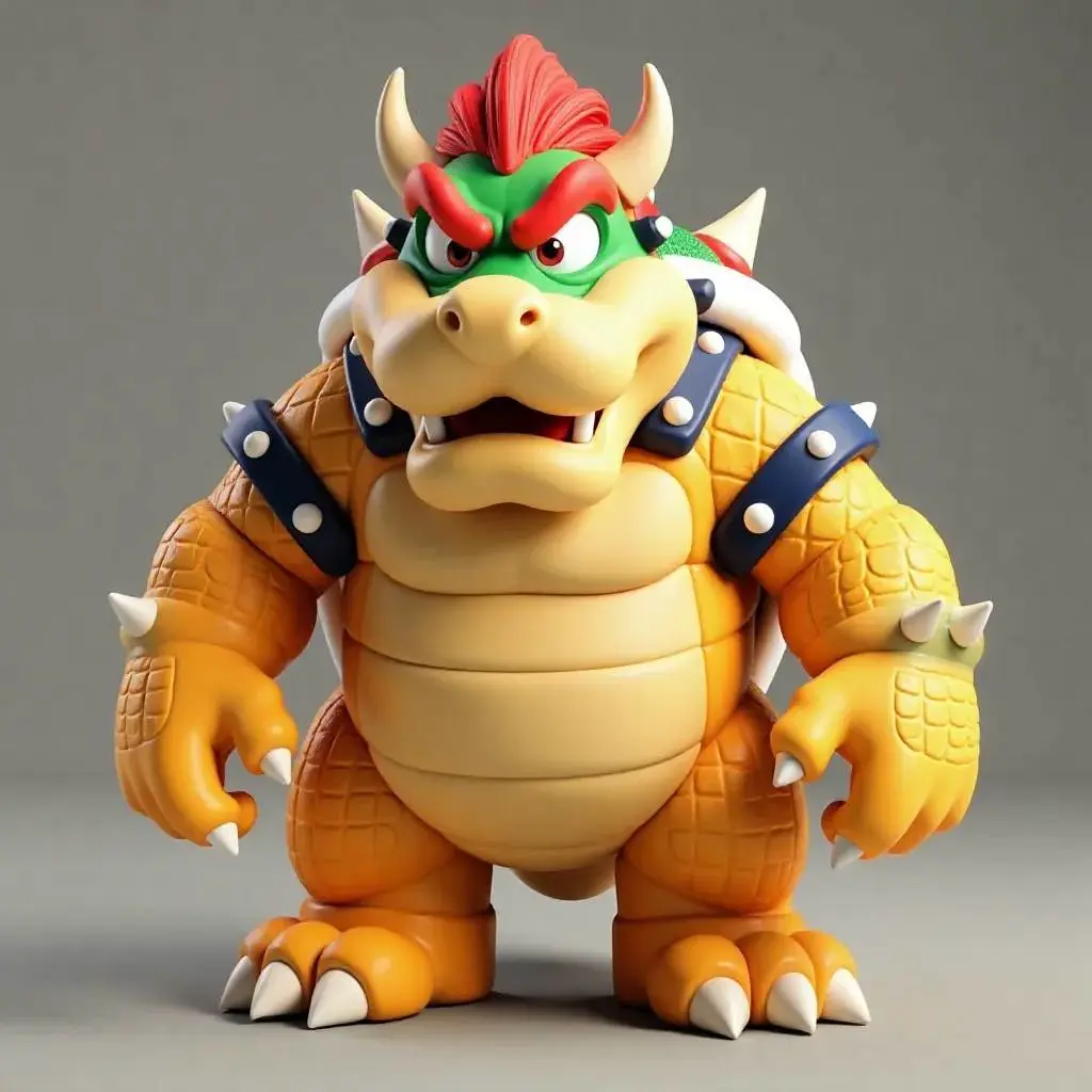 Source preview of the Bowser 3D model by DrDrew