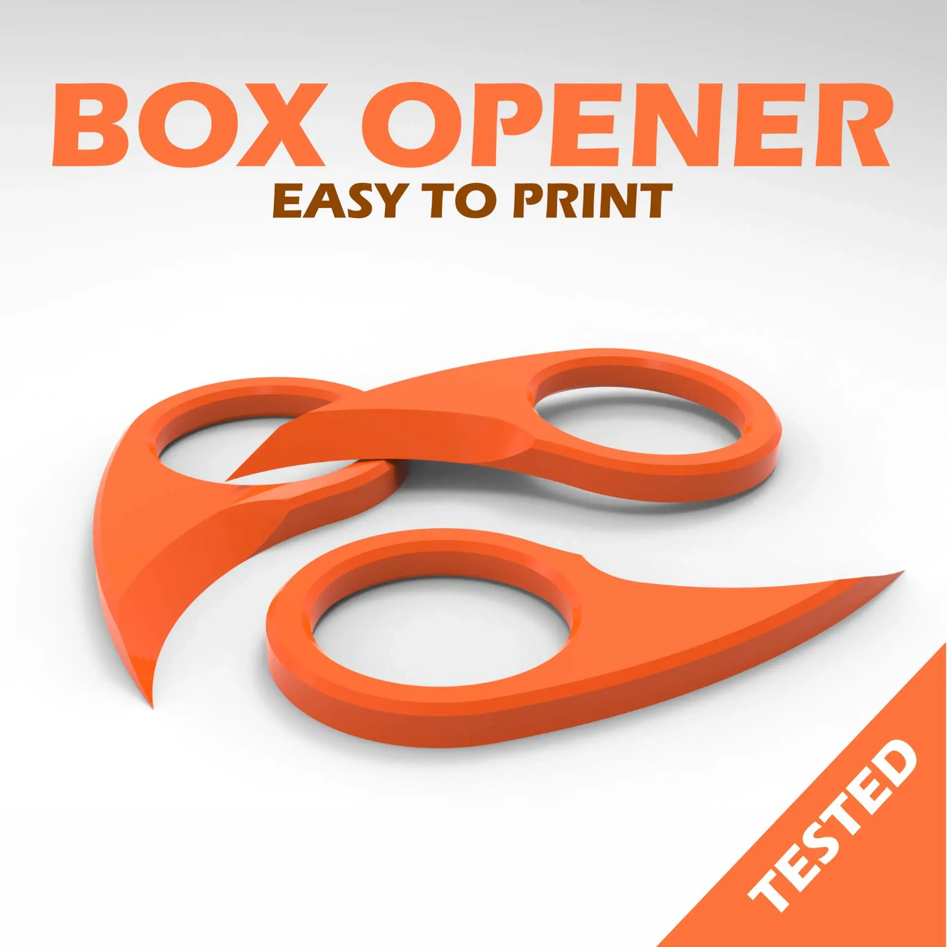 Bronvoorbeeld van het 3D-model BOX OPENER - TESTED door ART TOO