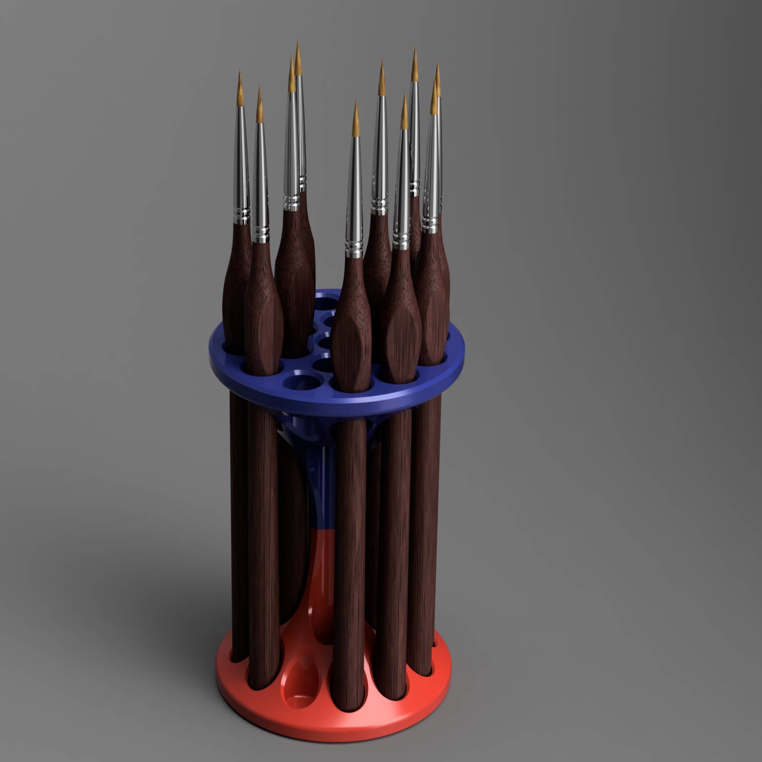 Bronvoorbeeld van het 3D-model Brush stand door Jakub Lattenberg
