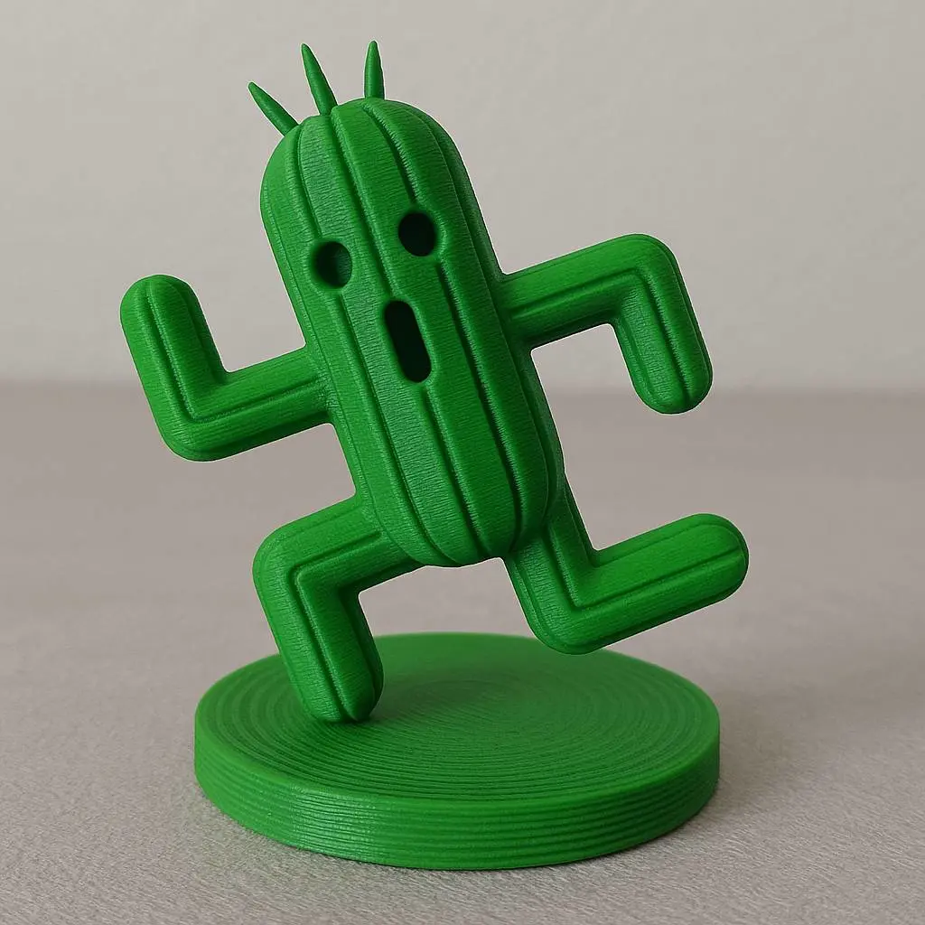 Source preview of the Cactuar - Final Fantasy Fan Art 3D model by Deadmoon Designs