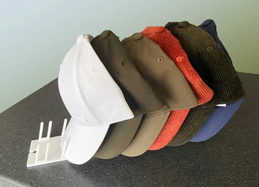 Source preview of the Cap rack 3D model by Flux3D