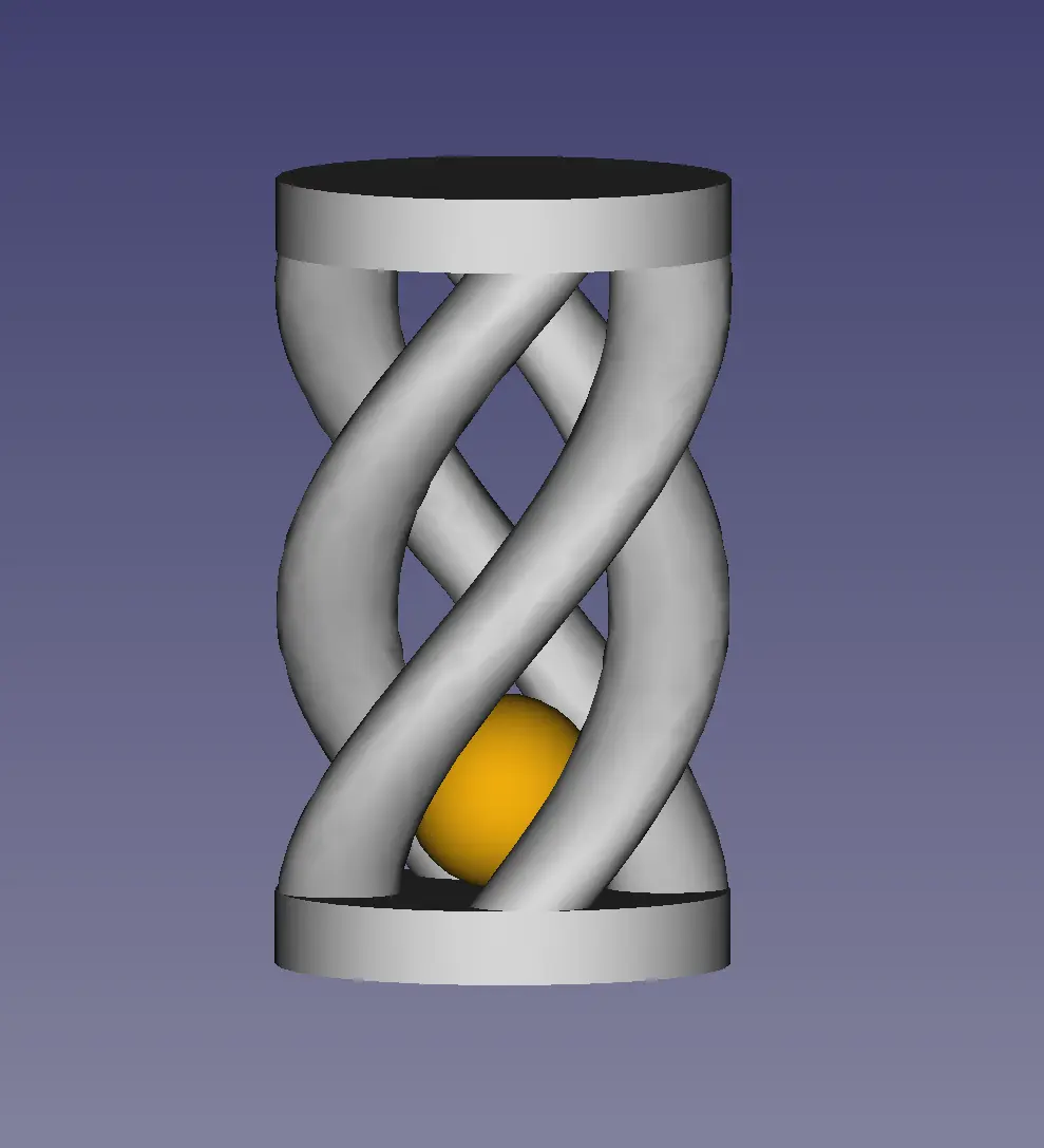 Bronvoorbeeld van het 3D-model Captive Ball with a Twist on a Round Base door Driftless 3D