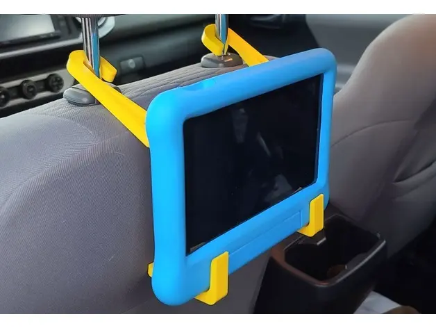 Bronvoorbeeld van het 3D-model Car Headrest Mount door Parmen