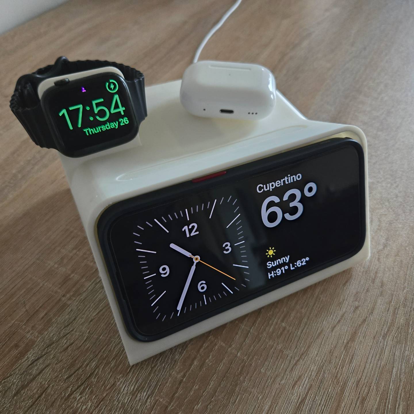 Source preview of the Case-Friendly iPhone Dock + Watch Charger! - 12-16/pro/max 3D model by The Philosopher