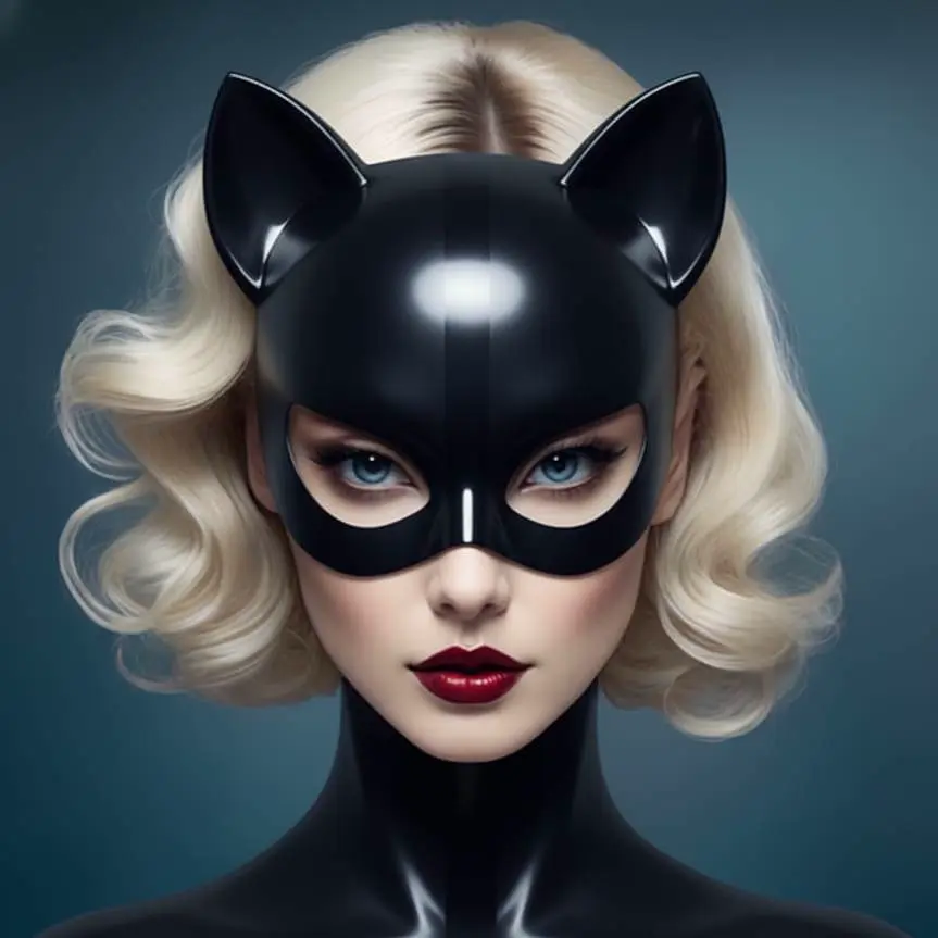Bronvoorbeeld van het 3D-model Catwoman Mask door MikeSatos