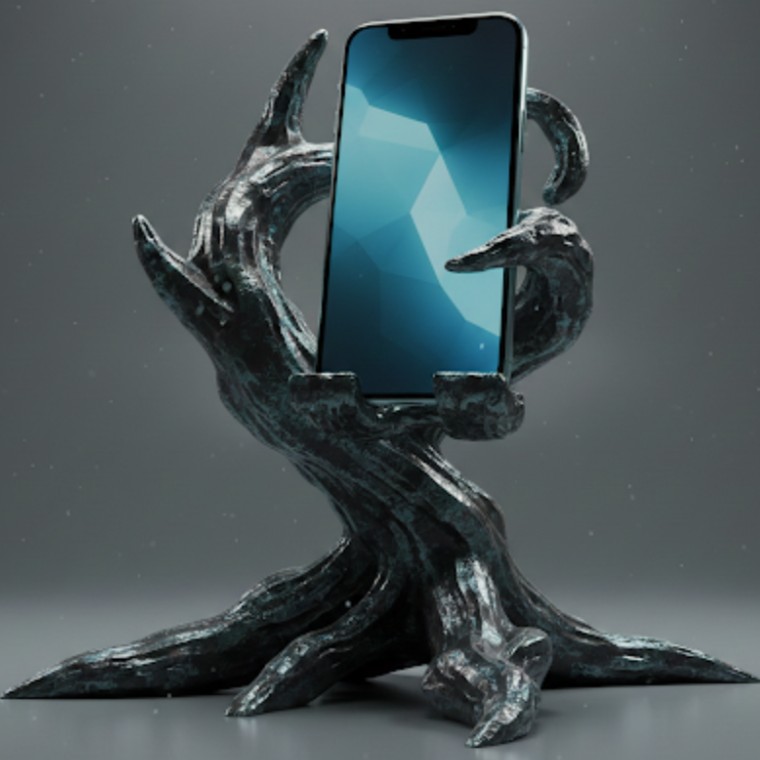 Bronvoorbeeld van het 3D-model Cell Phone Holder door Enri toledo 3d
