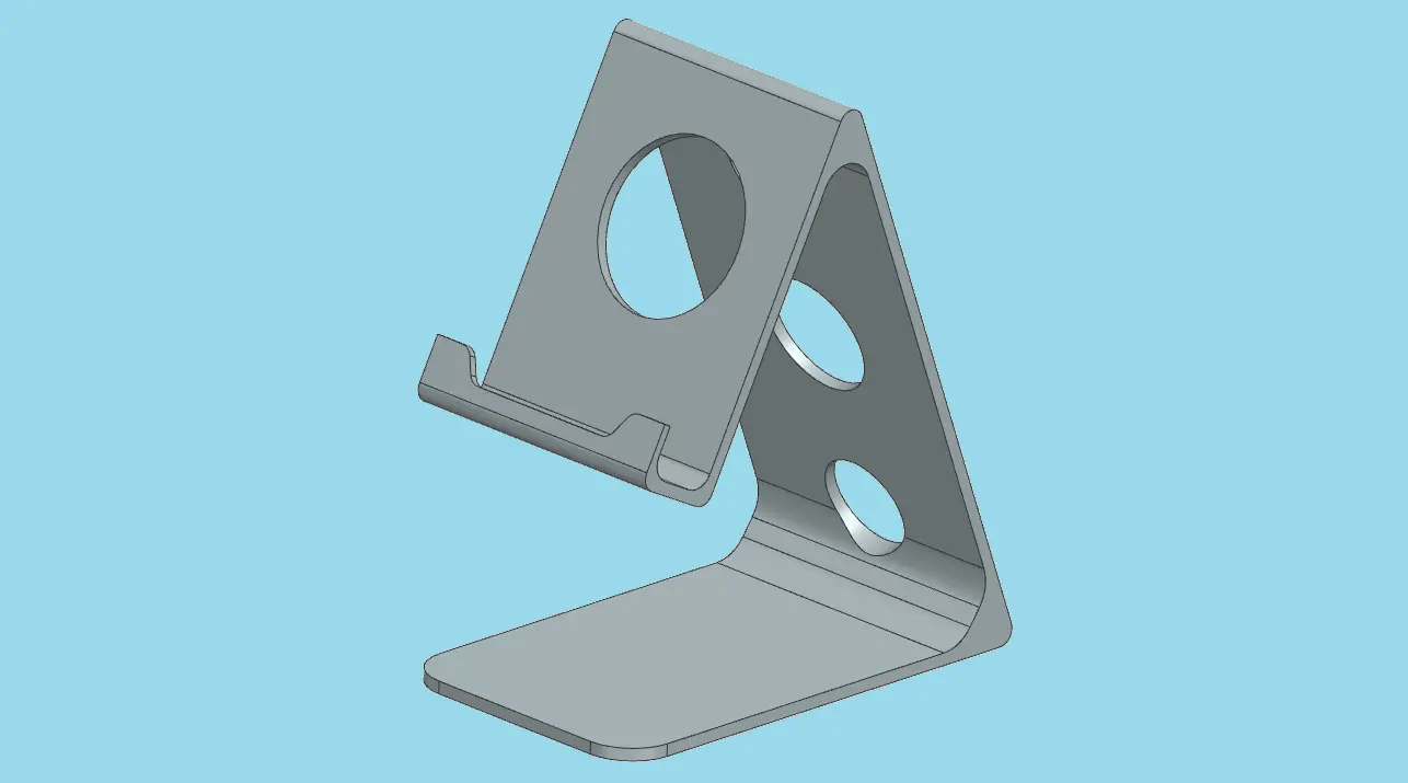 Bronvoorbeeld van het 3D-model Cellphone holder, support, base door Rulman00