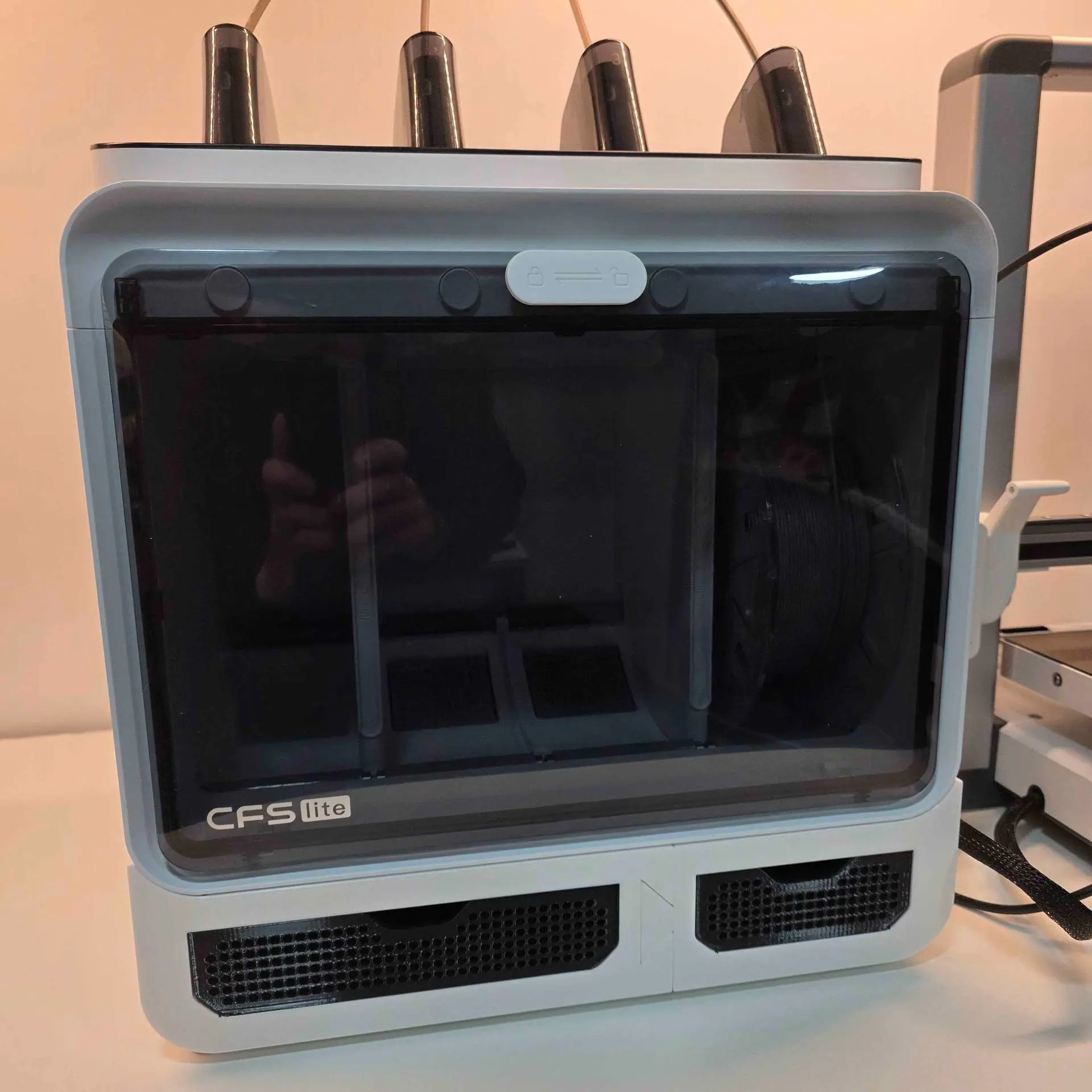Source preview of the CFS Lite Under Tray Accessory Shelf 3D model by Laser3DCNC