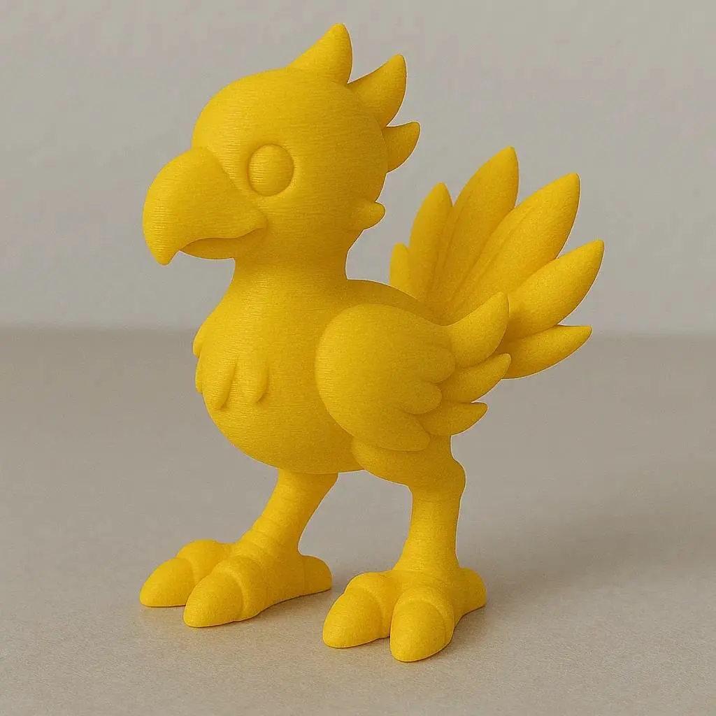 Source preview of the Chocobo Fan Art - Final Fantasy 3D model by Deadmoon Designs