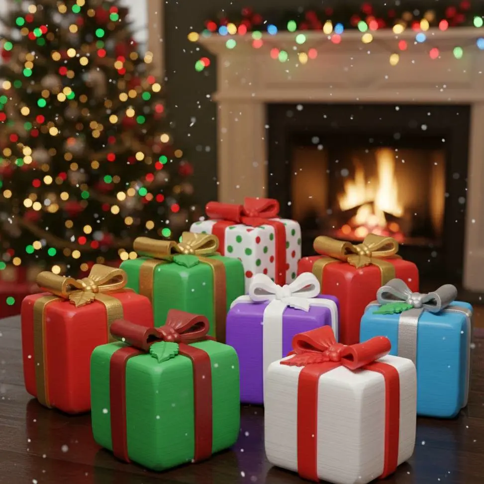 Bronvoorbeeld van het 3D-model Christmas Gift door Rrenato_