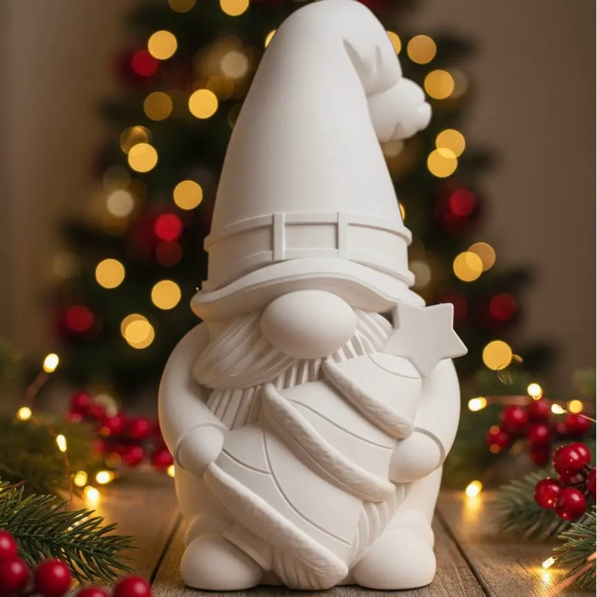 Source preview of the Christmas gnome 3D model by Komanche