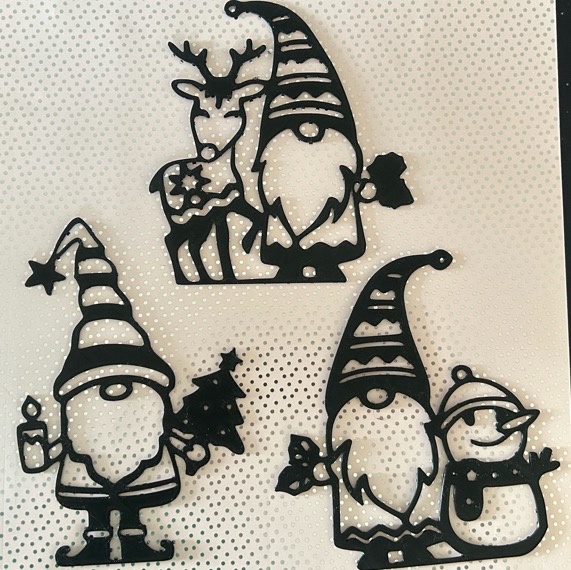 Source preview of the Christmas Gnomes  3D model by Fossla
