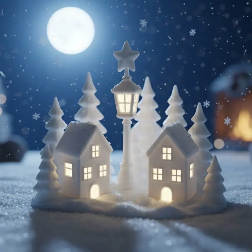Bronvoorbeeld van het 3D-model christmas houses door Pereda Tec