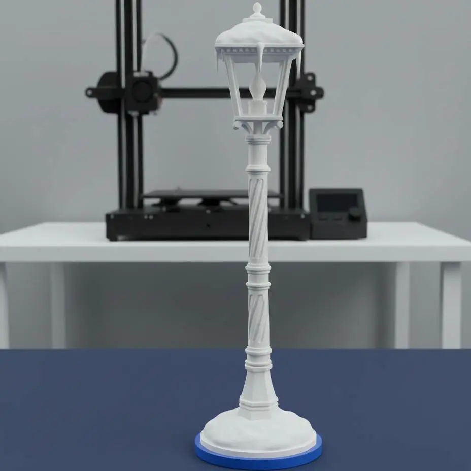 Bronvoorbeeld van het 3D-model Christmas lantern door ProfeMaker3D