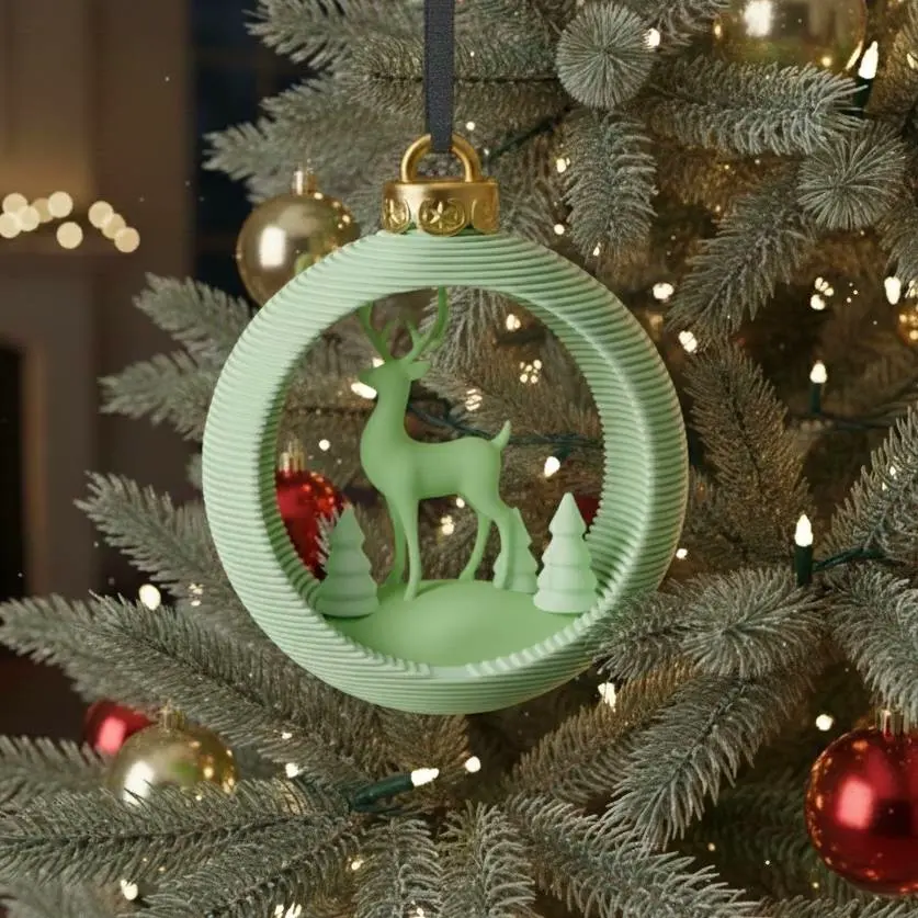 Bronvoorbeeld van het 3D-model Christmas ornament - Adorno de navidad door 4dimension