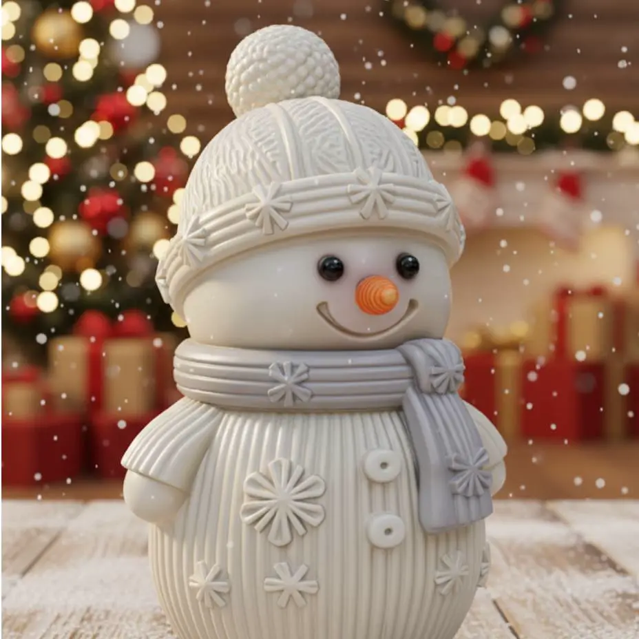 Bronvoorbeeld van het 3D-model Christmas snowman door Komanche