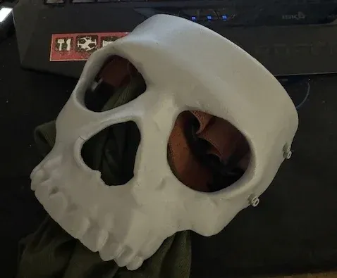 Source preview of the COD Ghost Mask 3D model by FusionForm