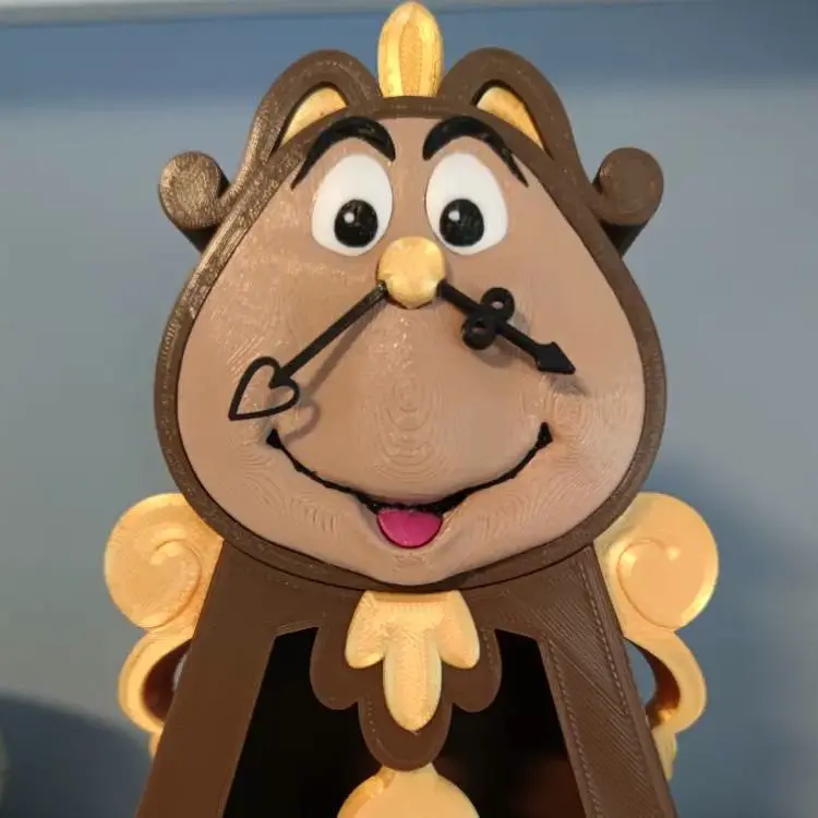 Source preview of the COGSWORTH - BEAUTY AND THE BEAST 3D model by Litolunar