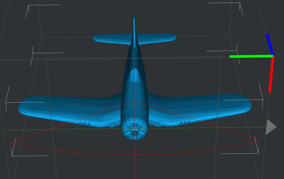 Source preview of the Corsair F4U 3D model by SpaCyToF
