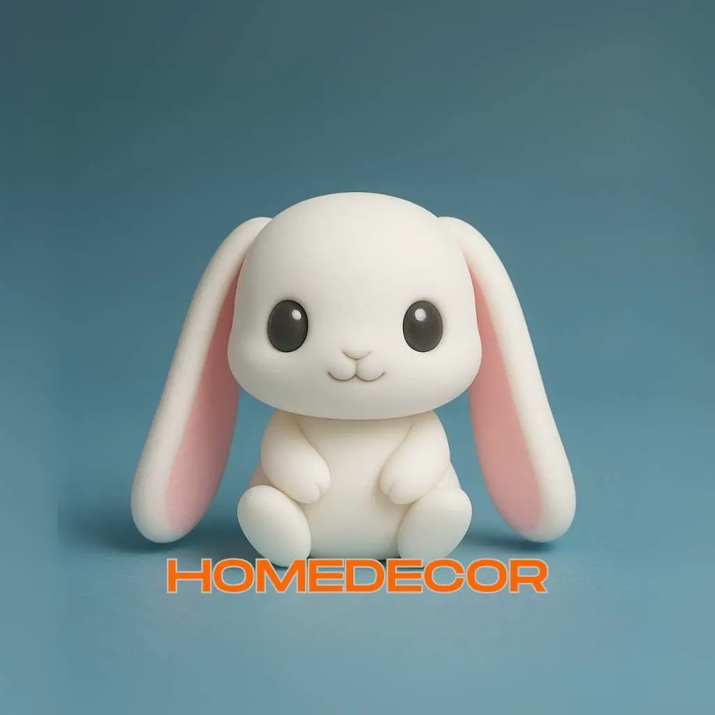 Bronvoorbeeld van het 3D-model Cute Bunny door HomeDecor
