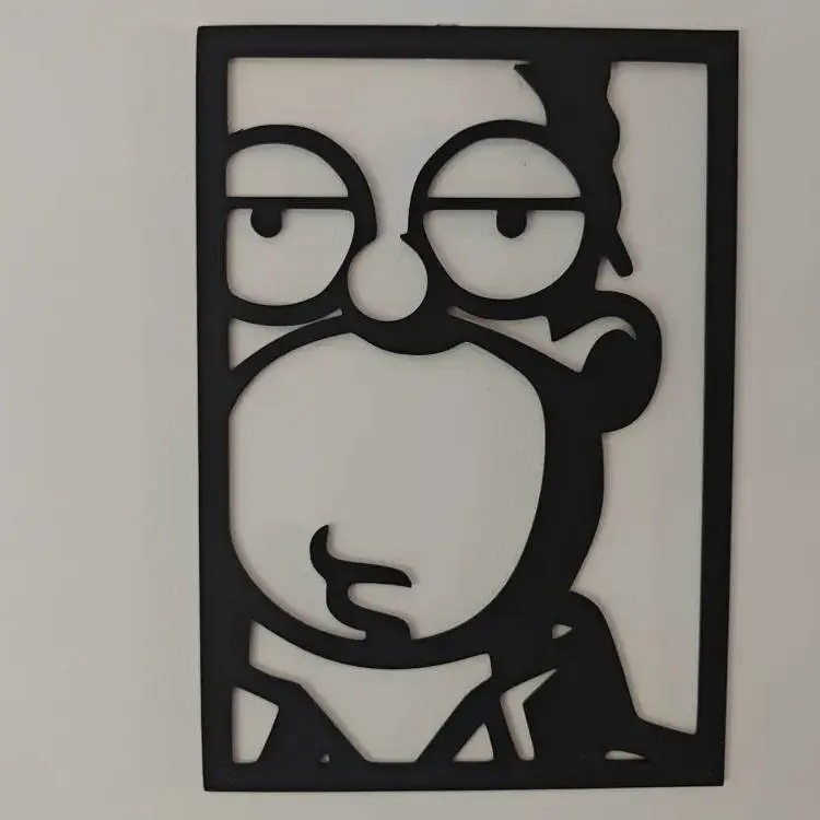Bronvoorbeeld van het 3D-model D'Oh! en Silueta – Arte Mural door Litolunar