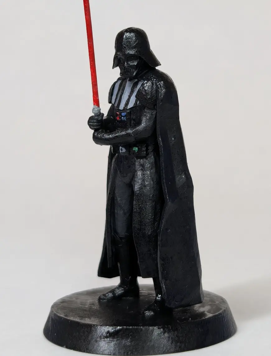 Bronvoorbeeld van het 3D-model Darth Vader - Combat - Star Wars: Battlefront 2 - TableTop 32 door mcjad