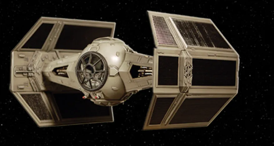 Source preview of the Darth Vader's Tie Fighter 3D model by StacyWebb
