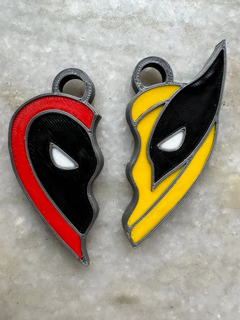 Bronvoorbeeld van het 3D-model Deadpool and Wolverine Locket door Rik742