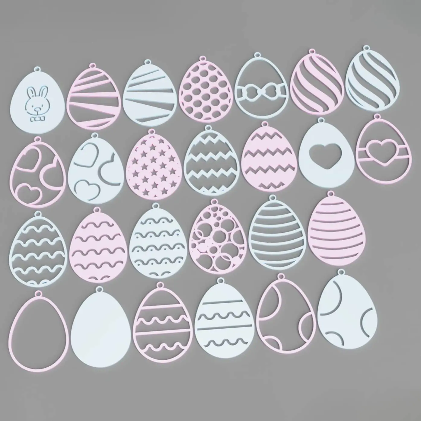 Source preview of the Decorative Easter Egg 3D model by Jakub Lattenberg